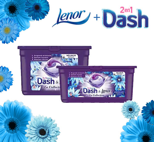 Dash & Lenor - comment avoir un linge frais et qui sent bon (  GAIN-JEUX-CONCOURS) 