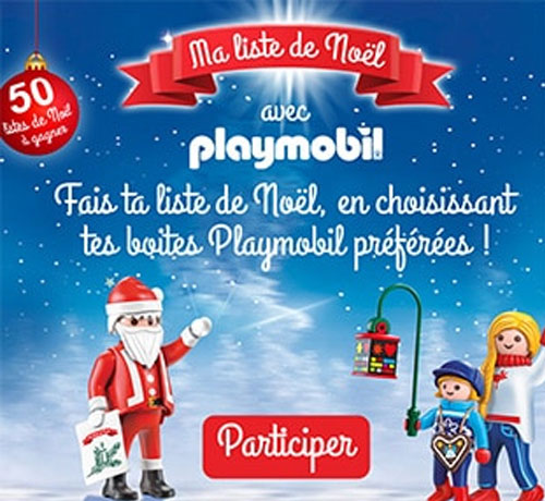 Playmobil - 🎄 Le grand jeu concours Ma Liste de Noël vous attend